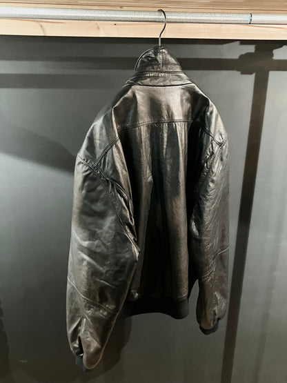 "MEMBERS ONLY" Old Design Leather JKT