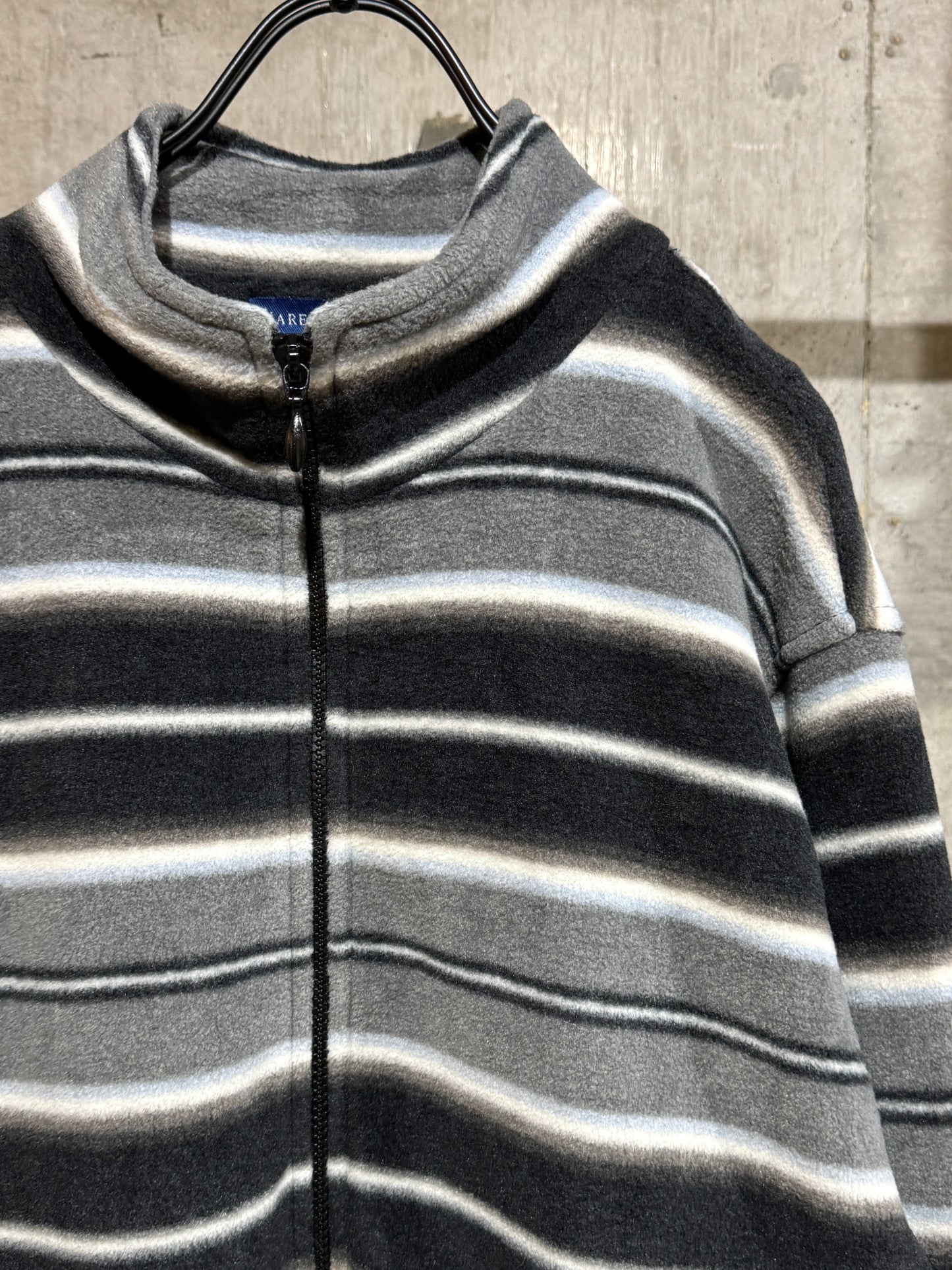 00's Striped Fleece Jacket