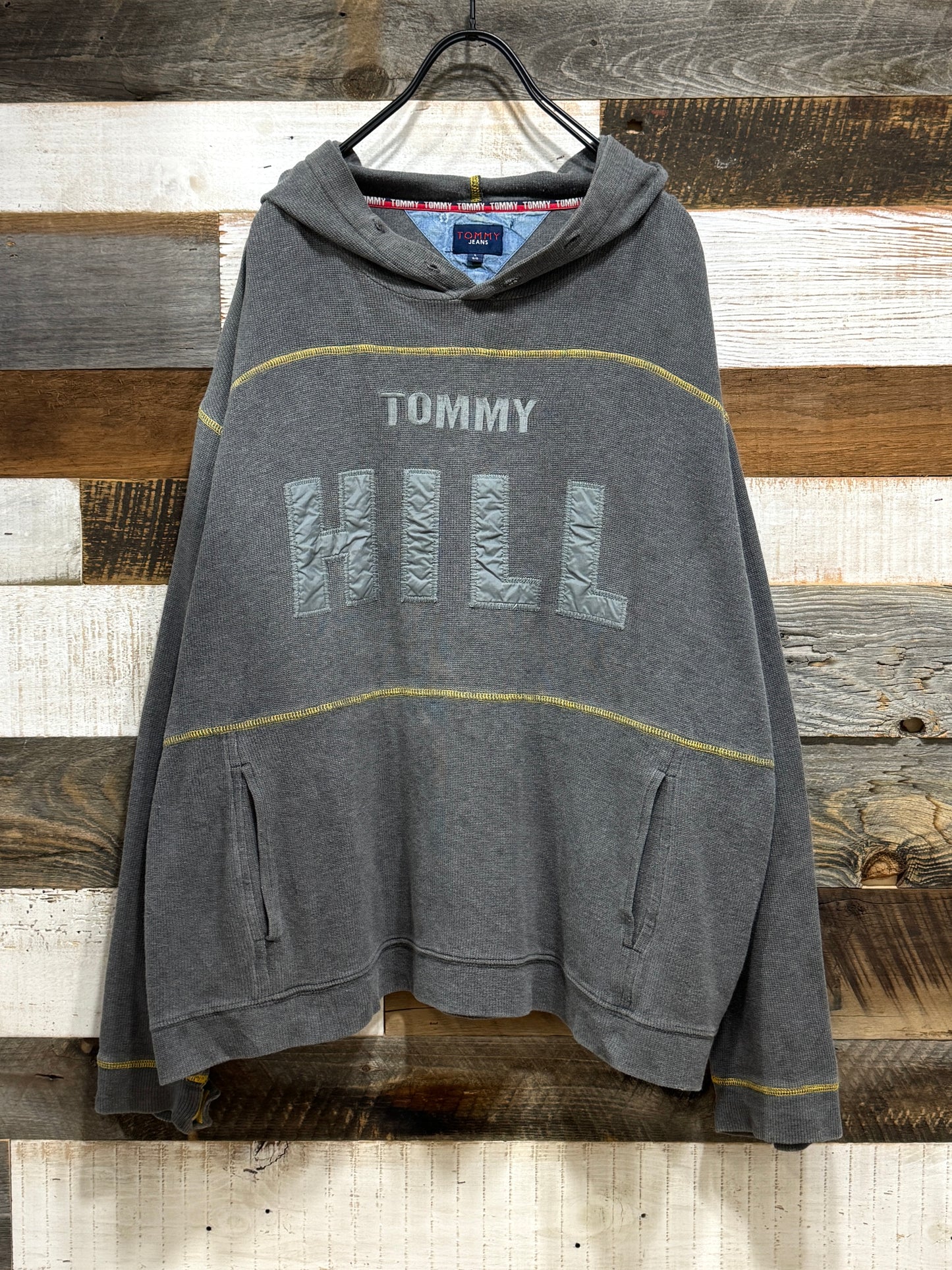 00s Tommy Jeans Knitted Boxy Hoodie