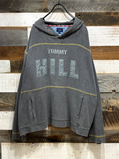 00s Tommy Jeans Knitted Boxy Hoodie