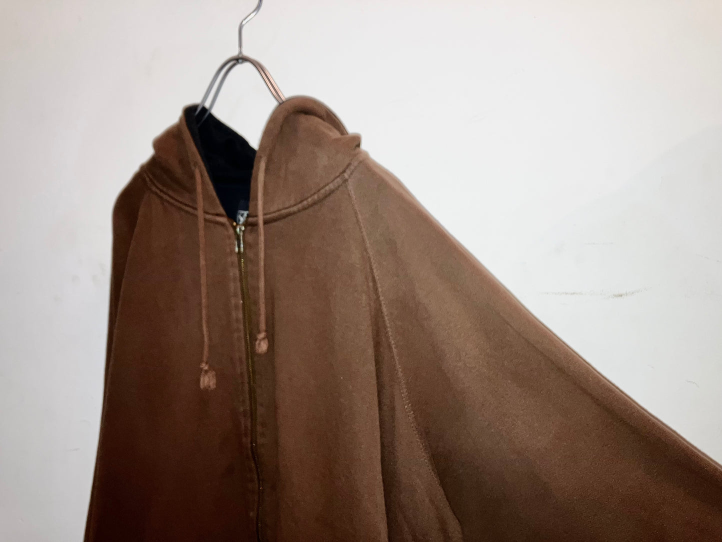 00s Oversized Double Face Zip Hoodie