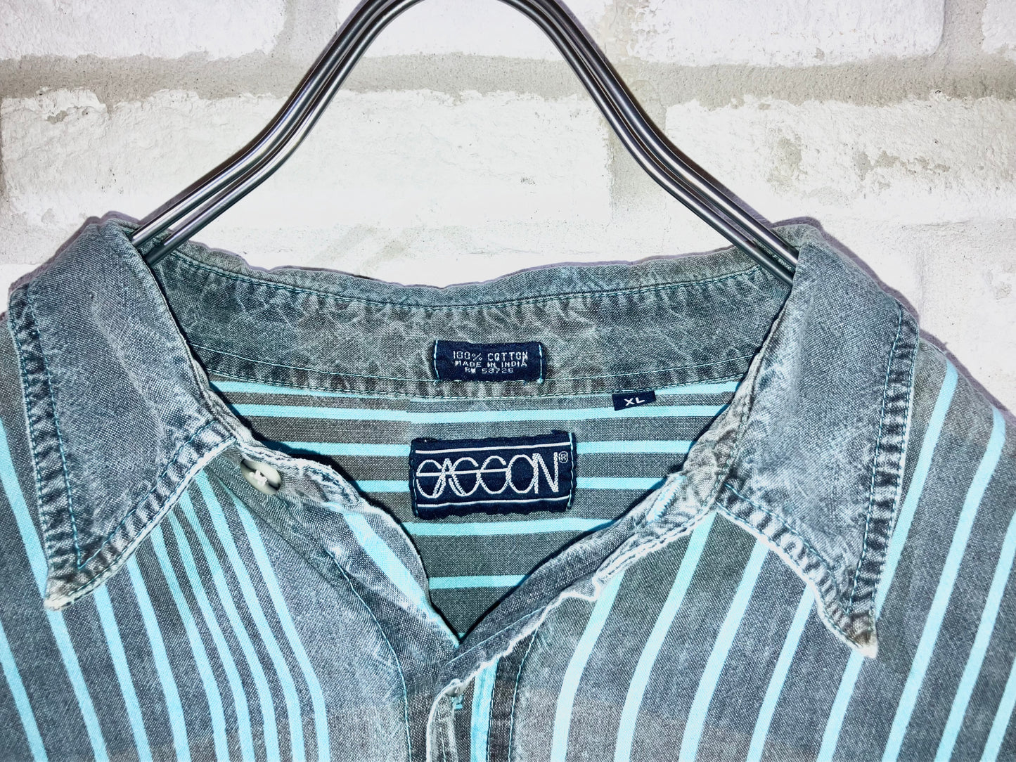 "SASSON" Old Design Stripe Shirt