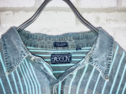 "SASSON" Old Design Stripe Shirt
