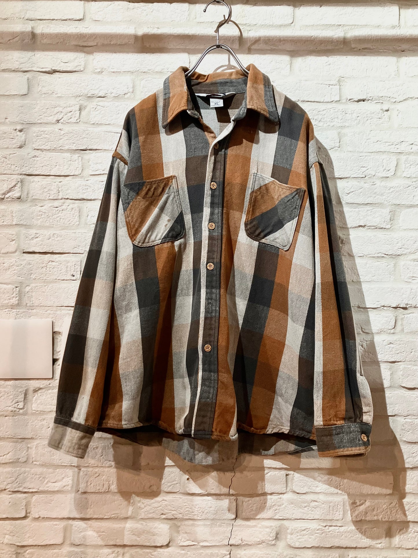 "BIG MAC" Old Check Heavy Flannel Shirt