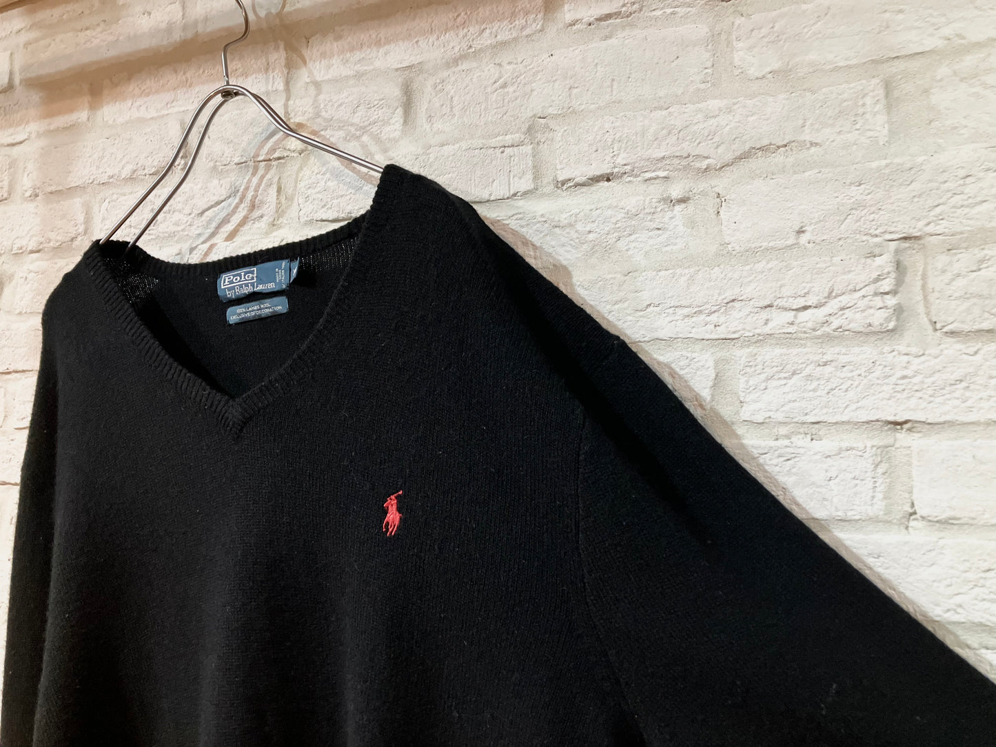 "Polo by Ralph Lauren" Old Oversized Lamds Wool Knit