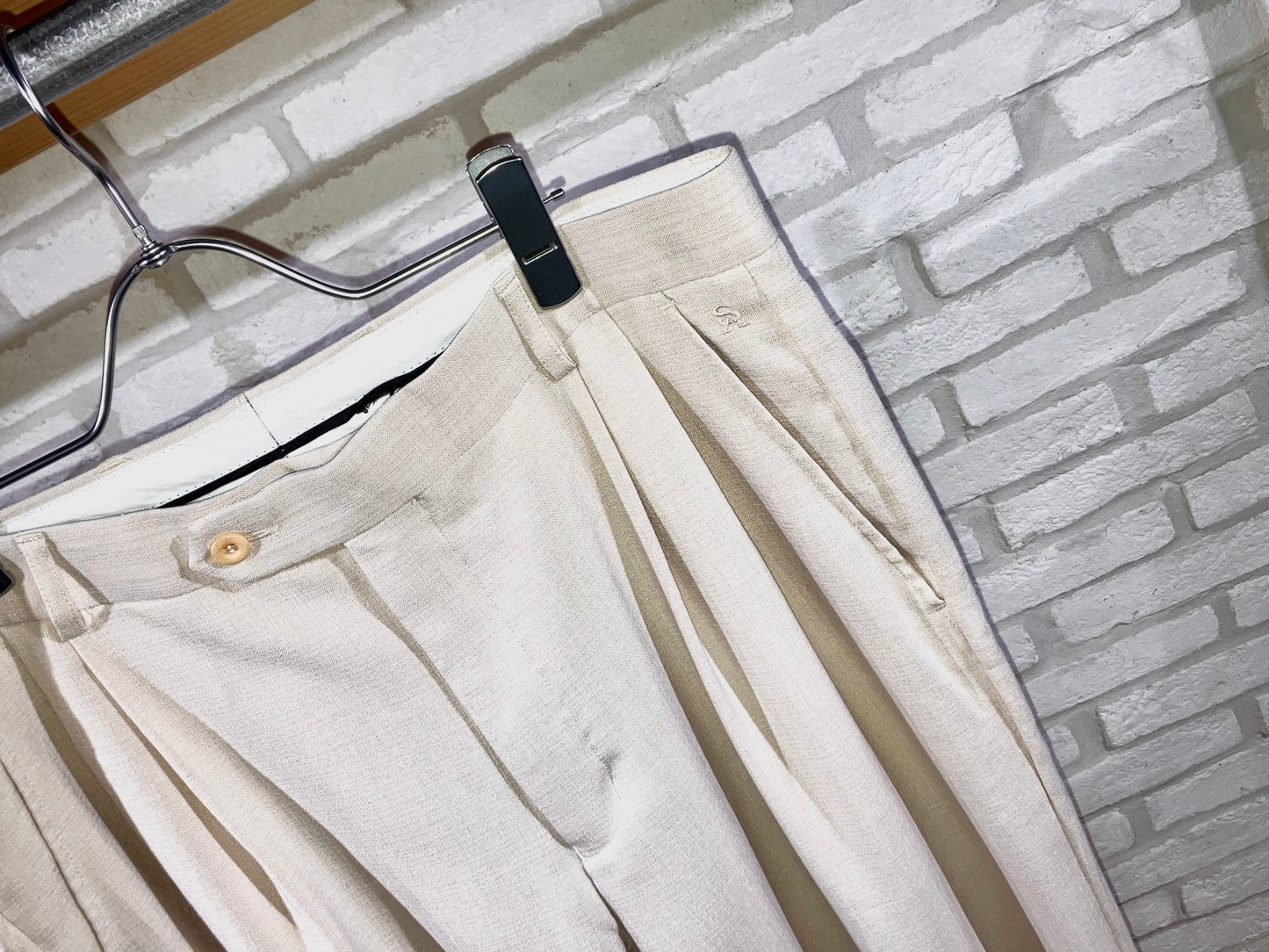 "STACY ADAMS" Old Wide Color Slacks