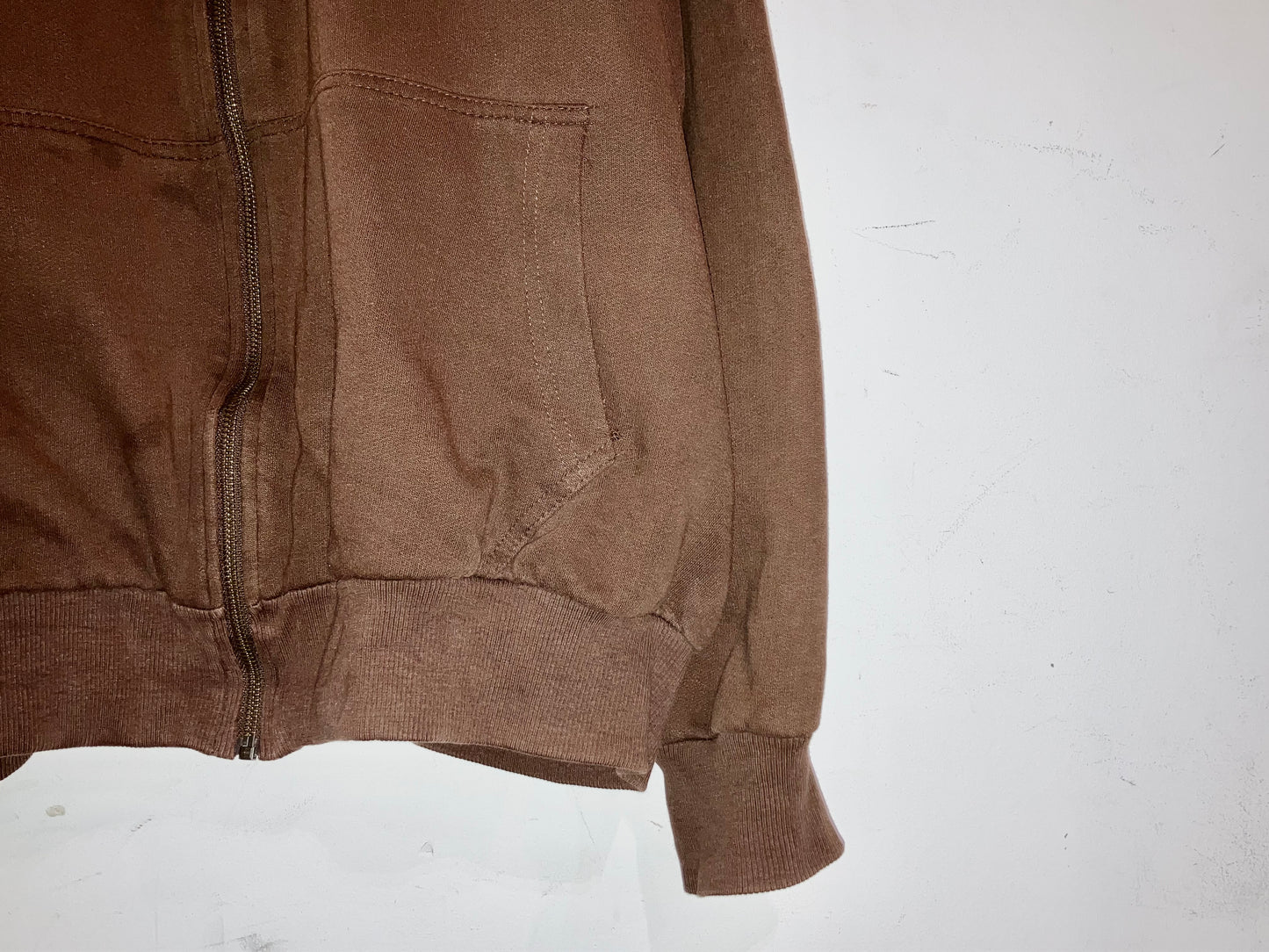 00s Oversized Double Face Zip Hoodie