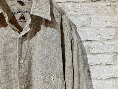 "G.H BASS&CO." Old Design Fabric Shirt
