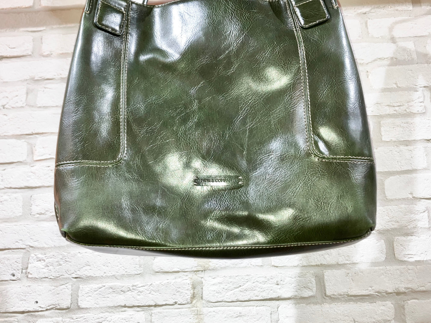 00s Vinyl Leather Design Bag