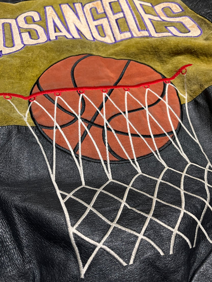 Old leather team jacket