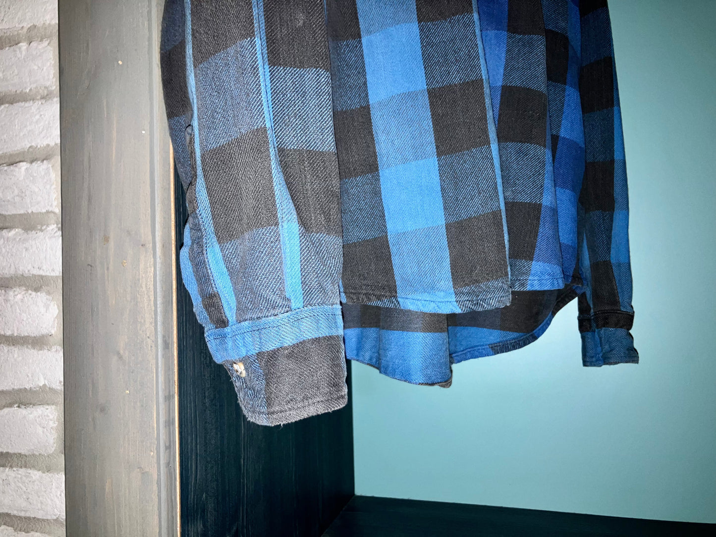 Old Heavy Flannel Check Shirt
