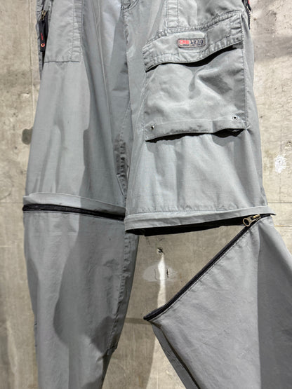 00s Vintage Grey Zip-off Cargos
