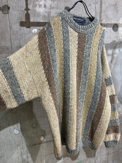 Old England made Wool Striped Sweater