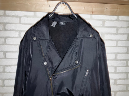 "DNKY" Old Nylon Double Riders JKT