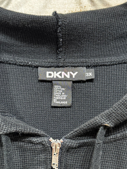 00s DKNY SS Zip-up Boxy Hoodie