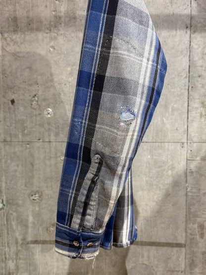 80's Vintage Heavyweight Flannel Plaid Shirt