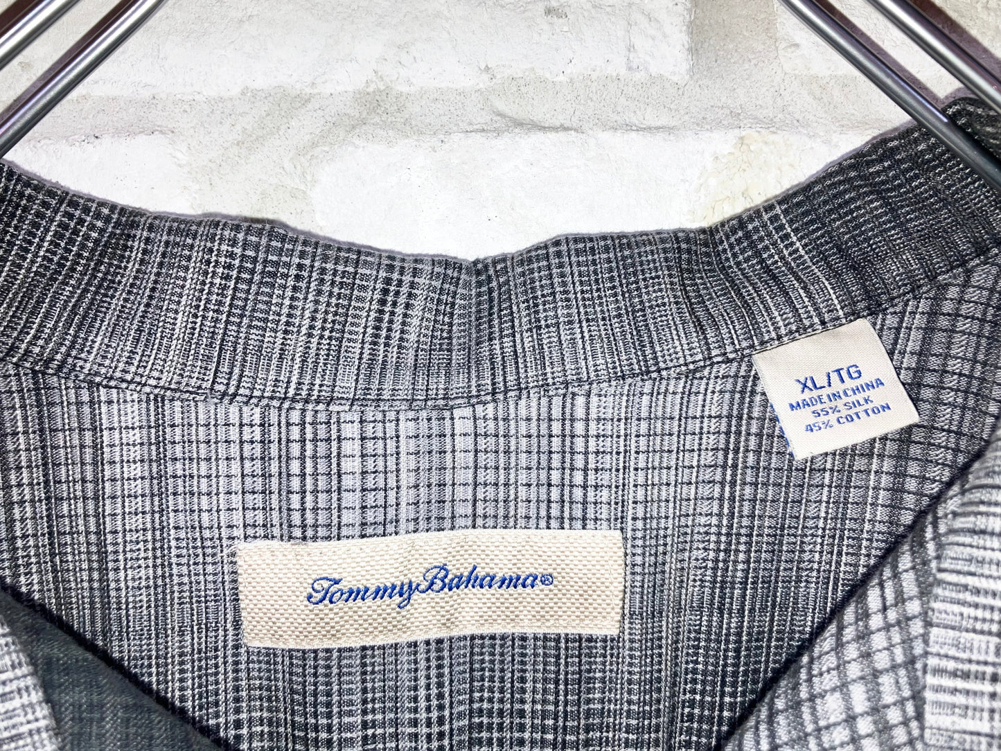 "Tommy Bahama" Old Silk&Cotton Check Shirt