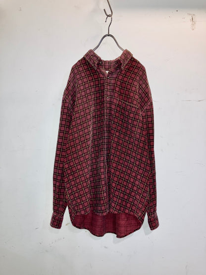 "Eddie Bauer" 00s Couduroy Check Shirt