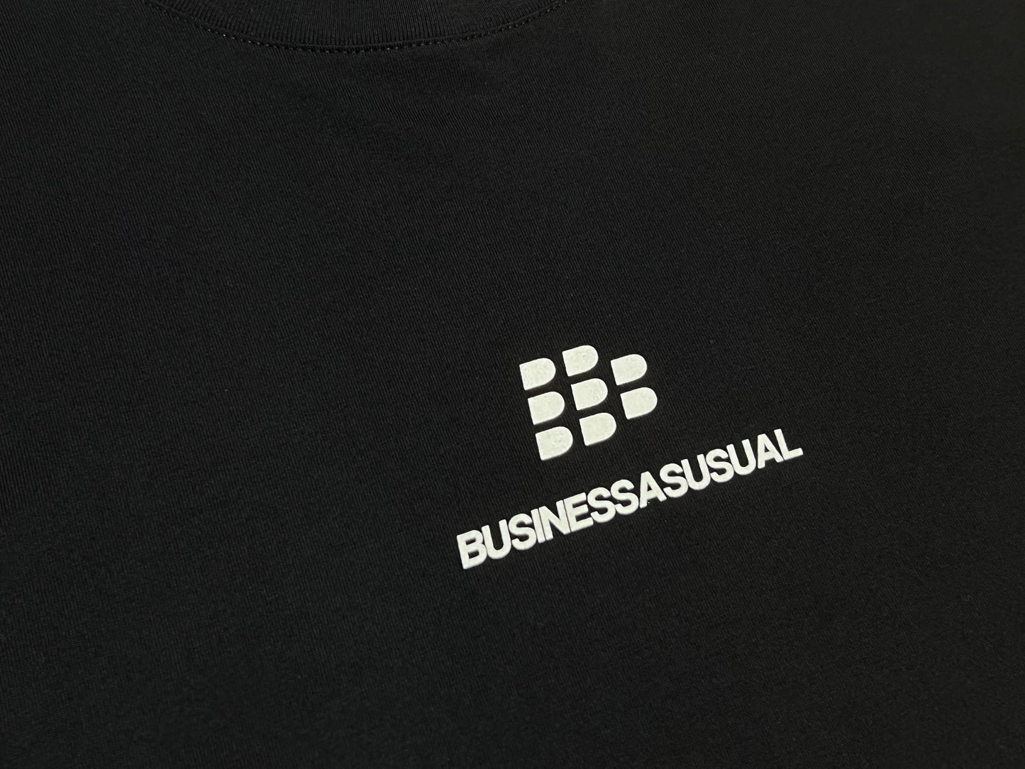 Business as Usual Disc Tee BLK