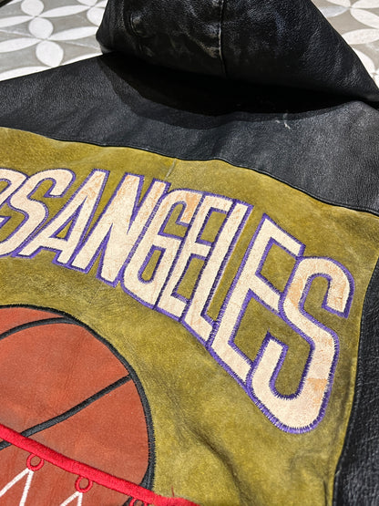 Old leather team jacket