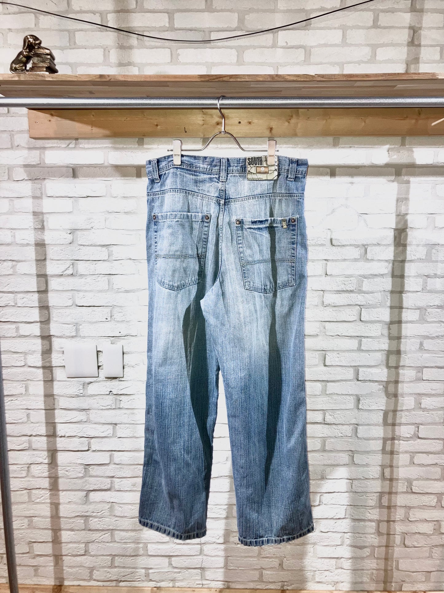 "SOUTH POLE" Old Wide Denim Pants