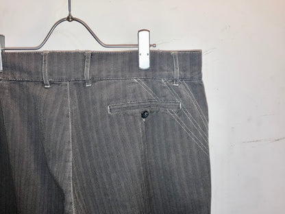 00s Design Herringbone Flare Pants
