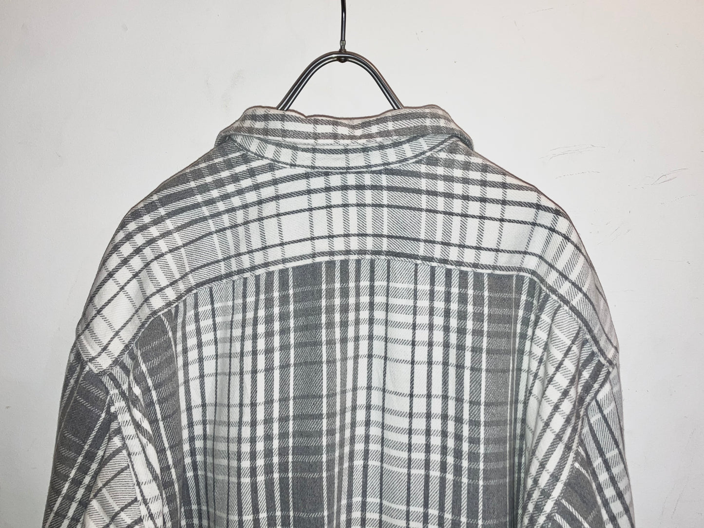 "ST JOHN'S BAY" Old Heavy Flannel Check Shirt