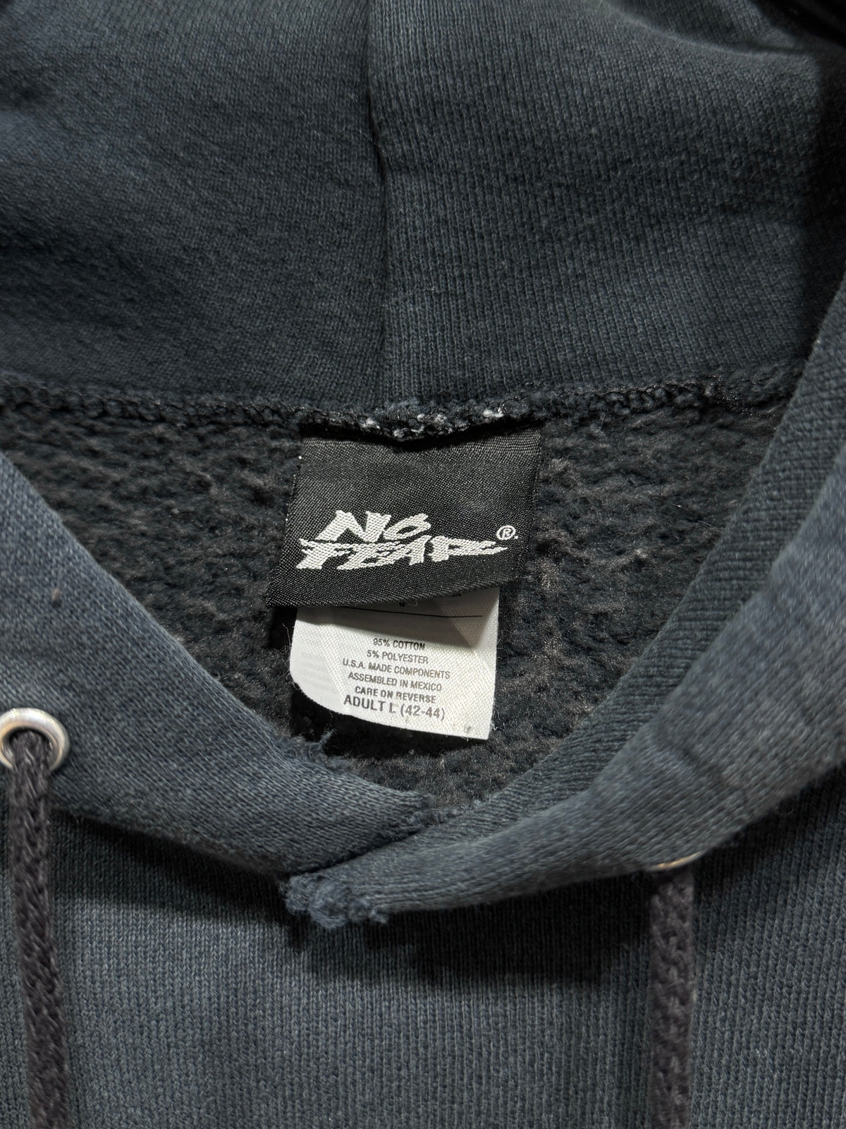 00s No Fear Big Eye Embroidered Hoodie