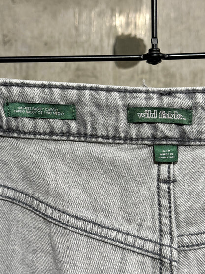 Baggy Cargo Denim Pants
