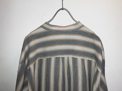 "PERRY ELLIS" Old Design Stripe Shirt