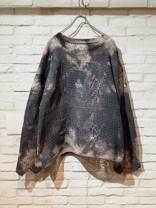 "REMAKE" Wide&Short Lace Fabric Tops