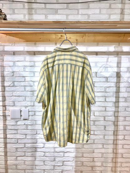 "Columbia" 00s Design Check Shirt