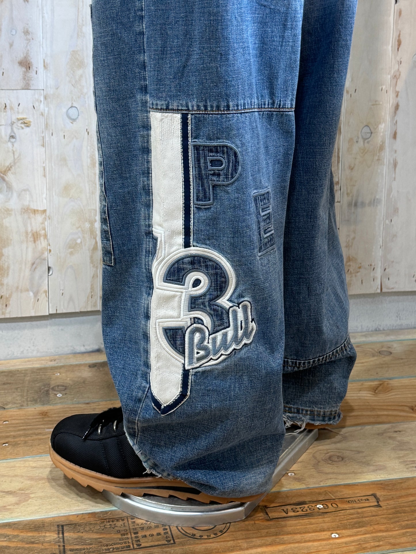 Pepe Jeans Patch Design Denim Pants