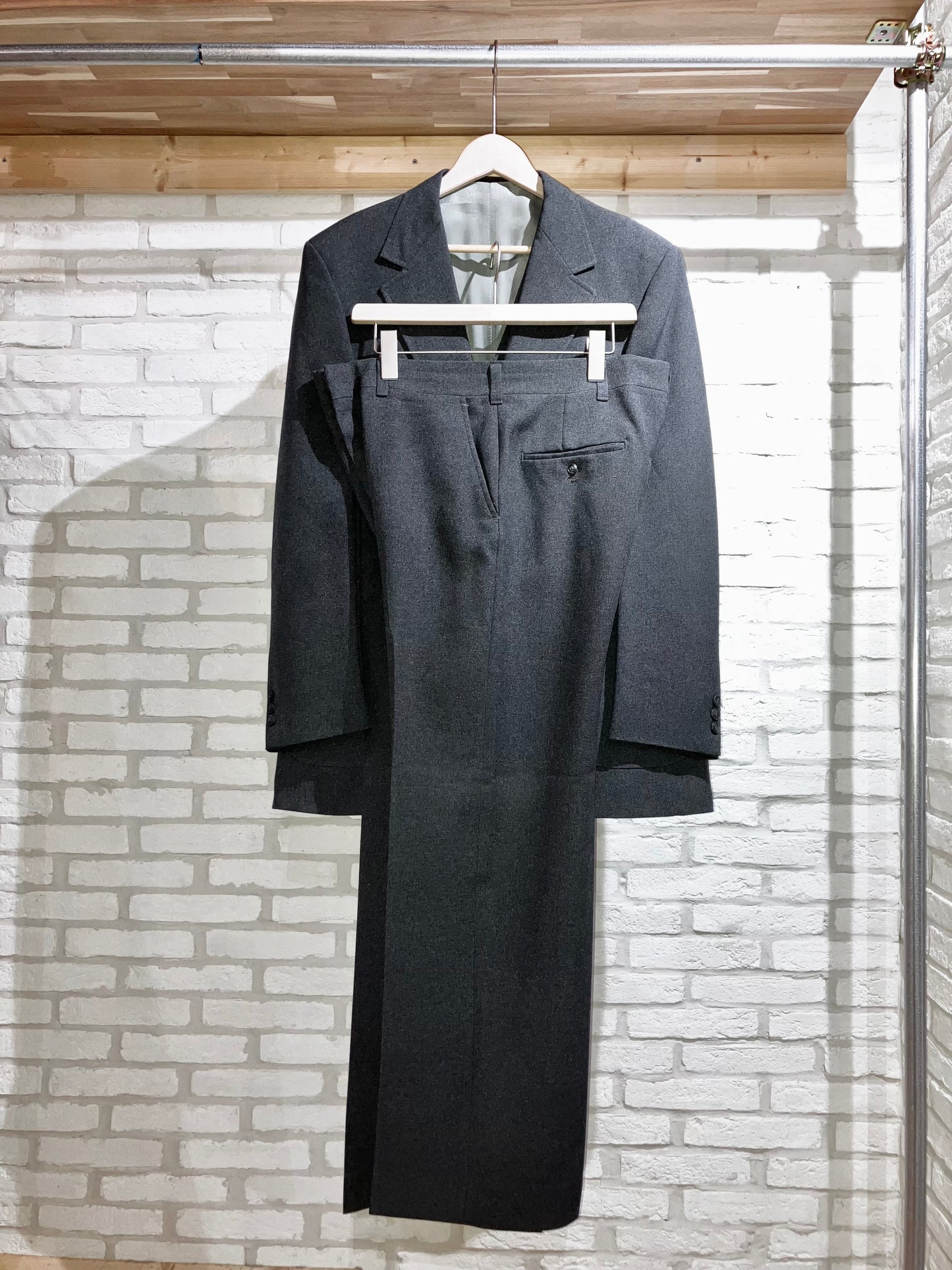 "HAGGAR" Vinatge Poly JKT'Vest'Pants 3Piece Suit