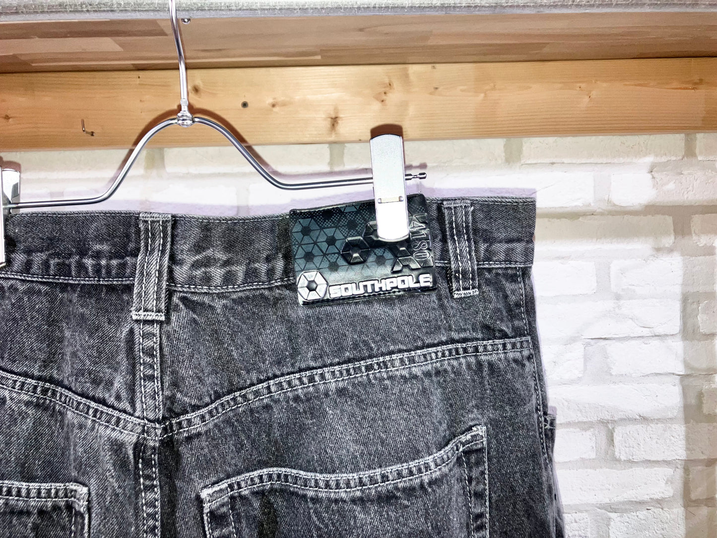 "SOUTH POLE" Old Wide Denim Pants