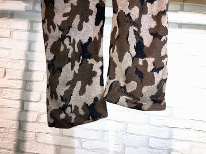 Old Camouflage Knit Pants