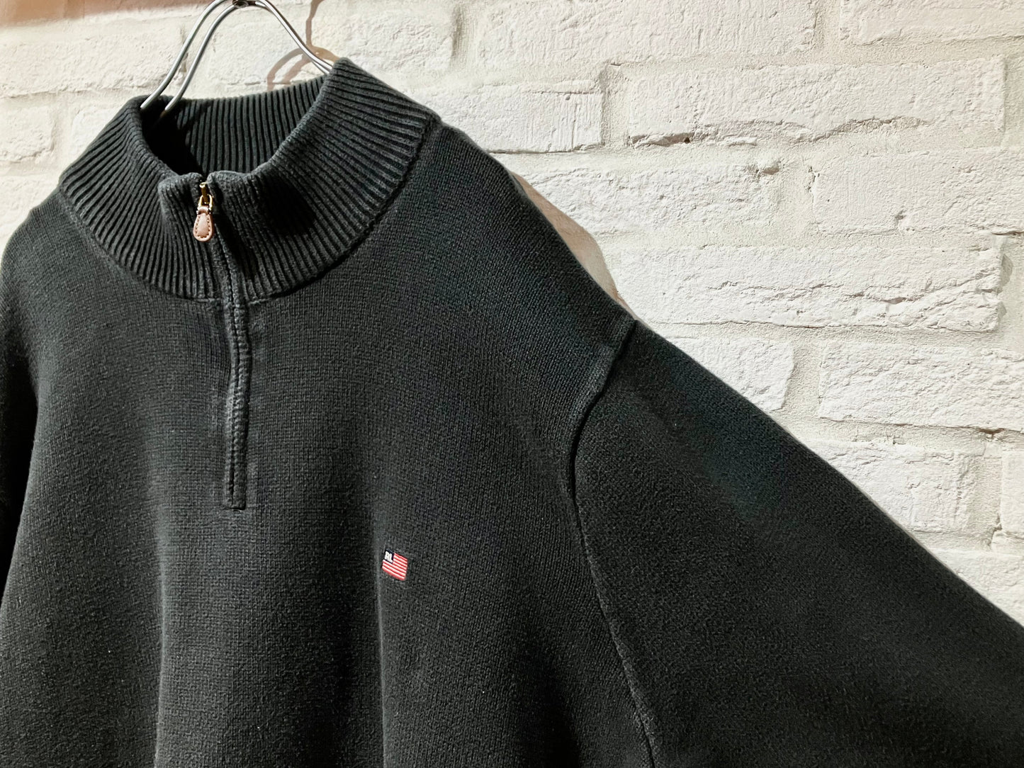 "POLO JEANS" 00s Oversized Half Zip Knit