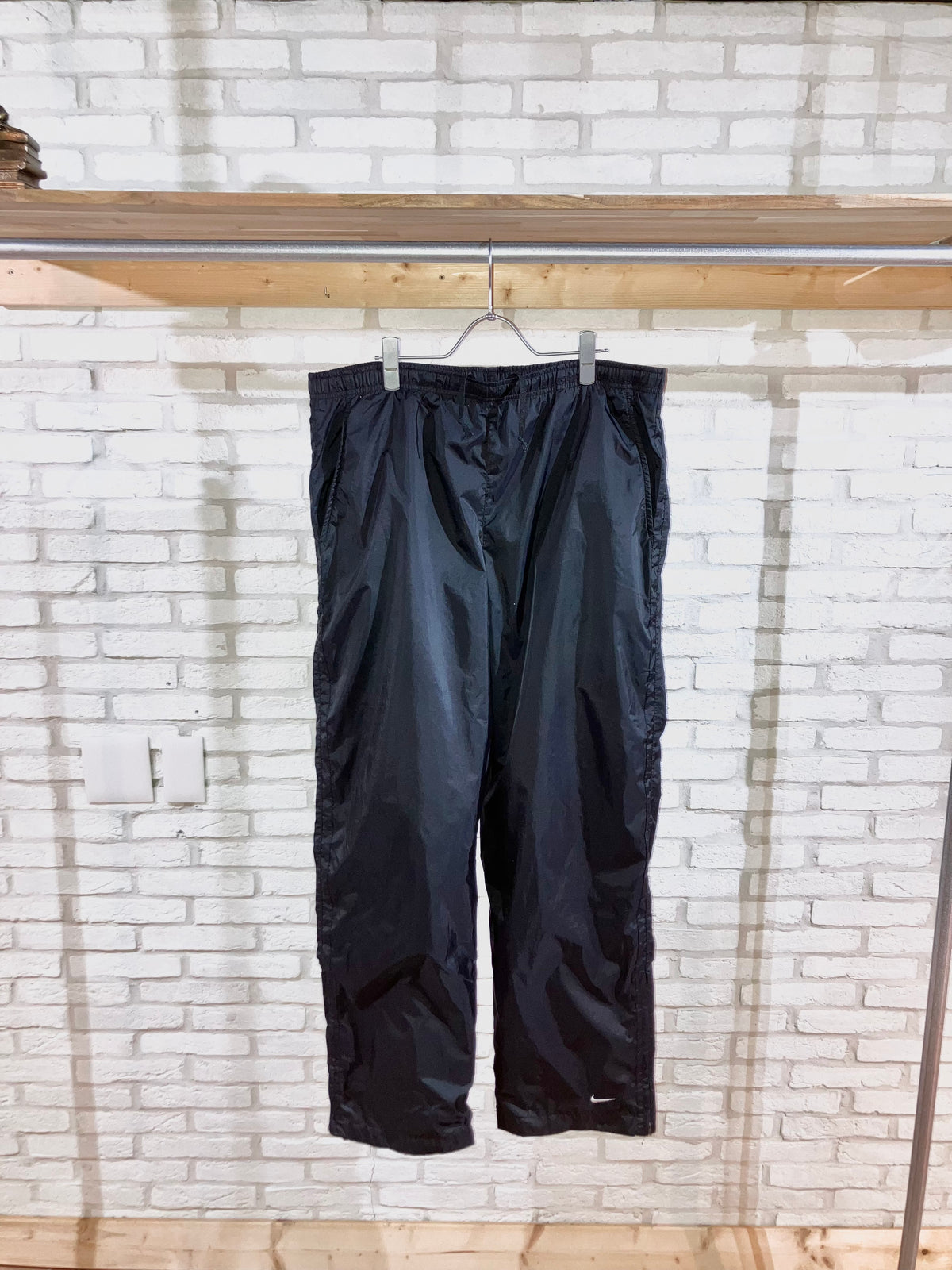"NIKE" 00s Design Nylon Pants