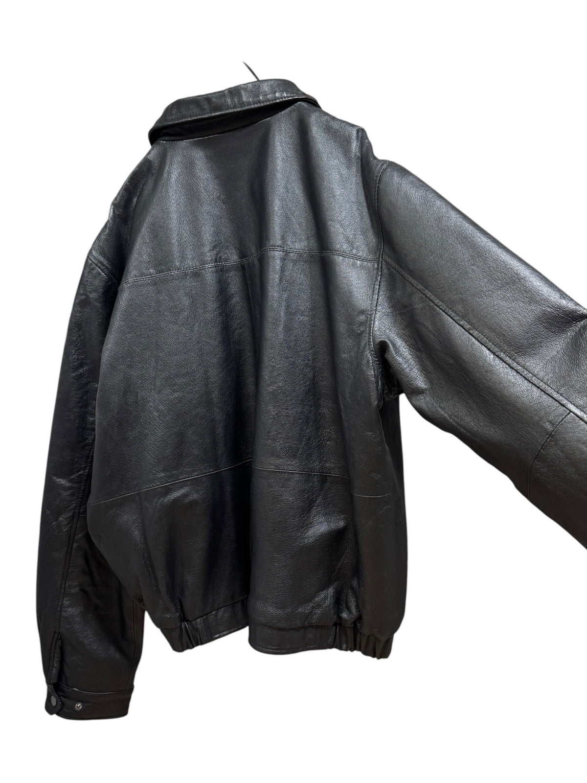 Old Croft & Barrow Leather  Zip Up Jacket