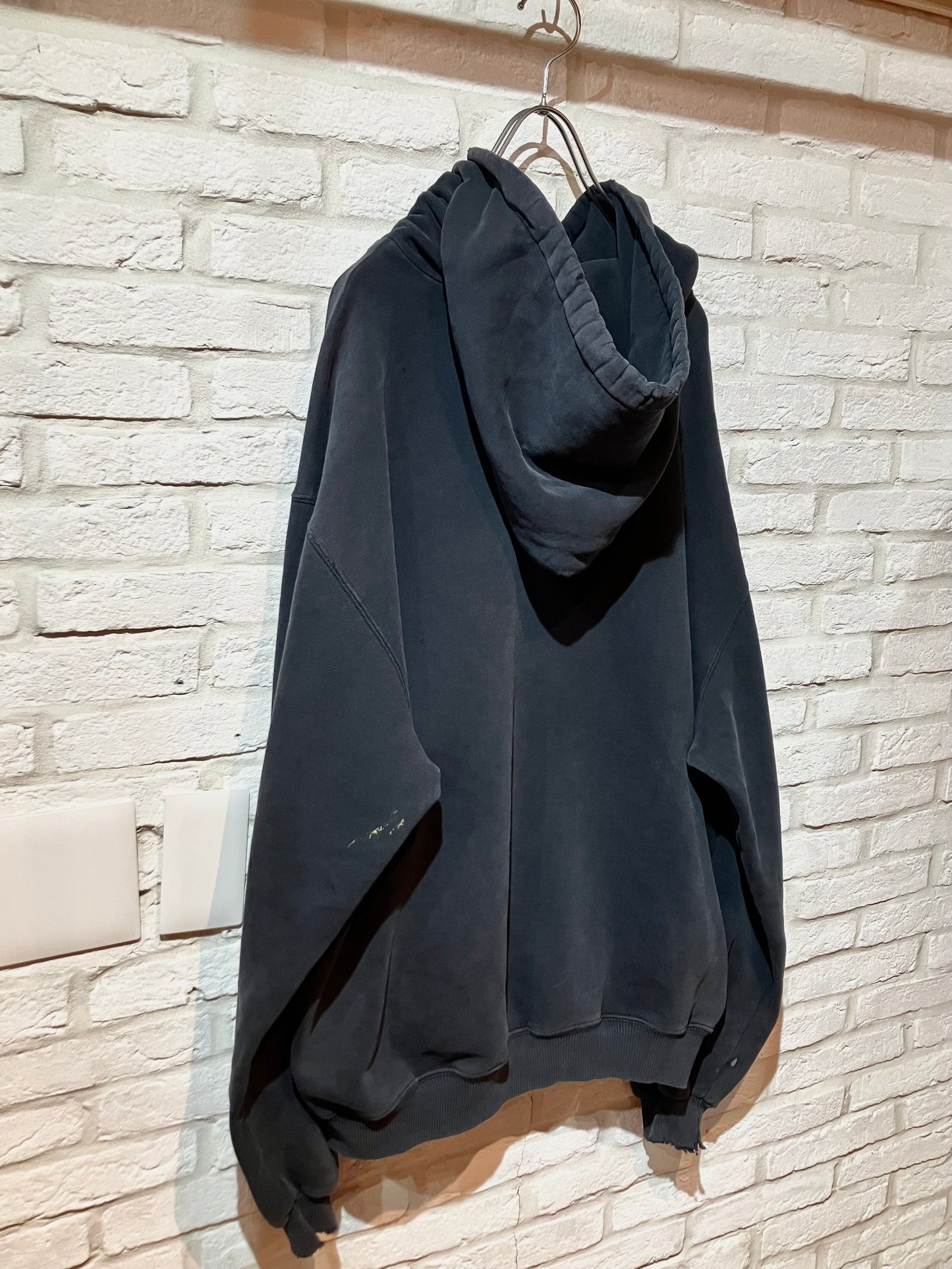 "Champion" 00s "BORO" Design Hoodie