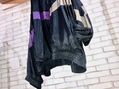 "BILL BLASS" Old Oversized Design Silk Blouson