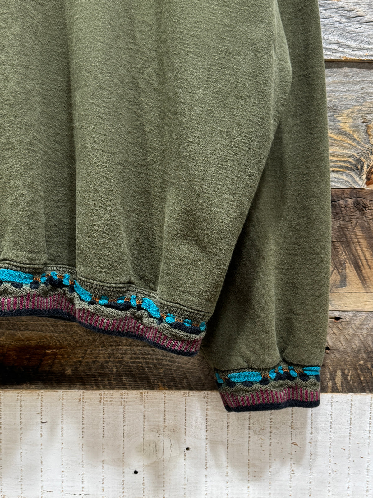 Bachrach 3D Knit Trim Half-Zip Pullover Sweatshirt