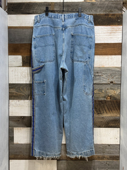 00s UTILITY Side Line Denim Painter Pants