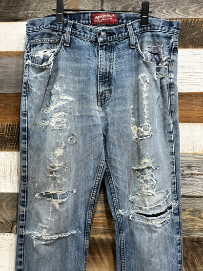 Arizona Jean Co. Damage Denim Pants