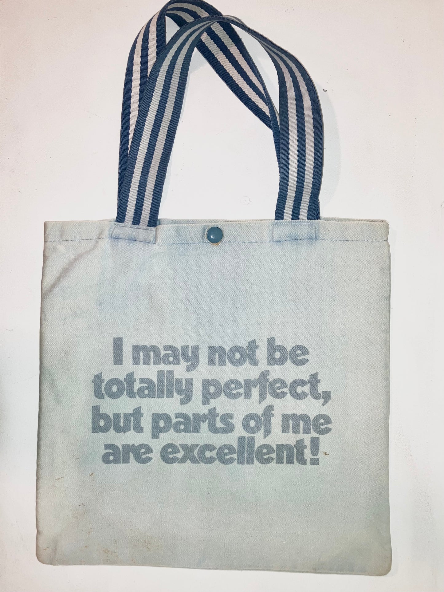 Old Printed Bag "Ashleigh Brilliant"