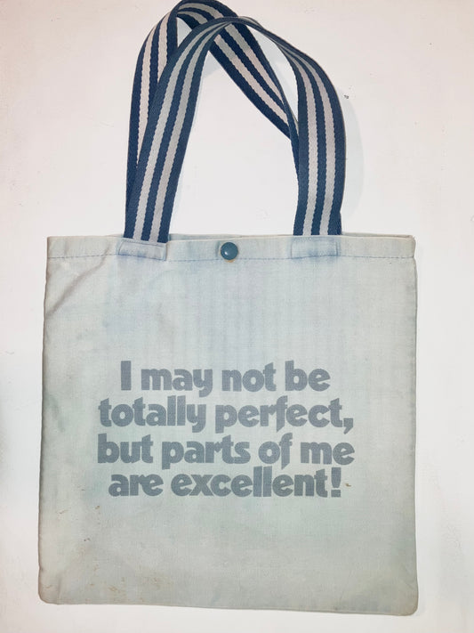 Old Printed Bag "Ashleigh Brilliant"