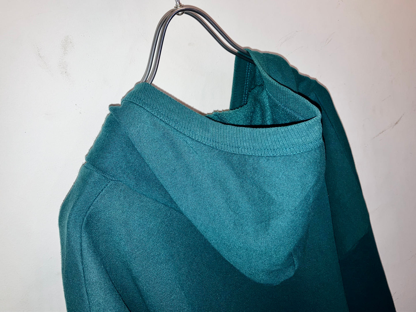 "Lee" Old Wide&Short Zip Up Hoodie