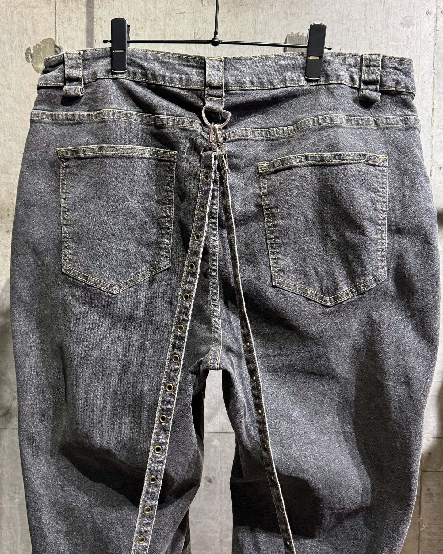 10s Design Flare Denim Cargo Pants