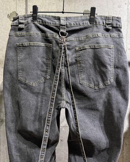 10s Design Flare Denim Cargo Pants