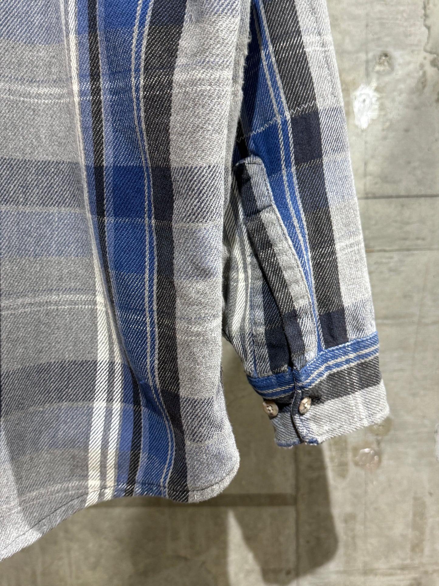 80's Vintage Heavyweight Flannel Plaid Shirt